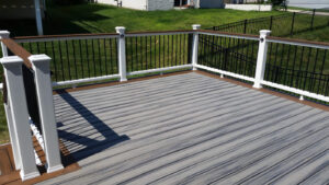 brown paint color for trex composite decking