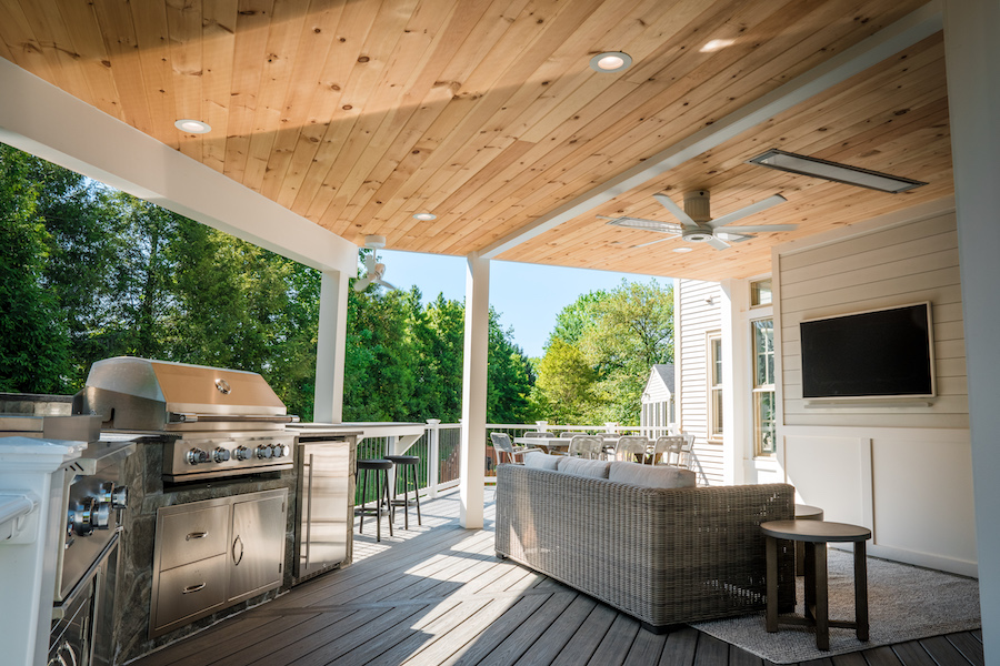 Porch and decking solutions in Broadlands