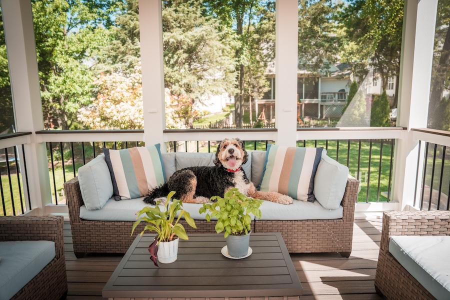 Enclosed porch solutions in Dulles