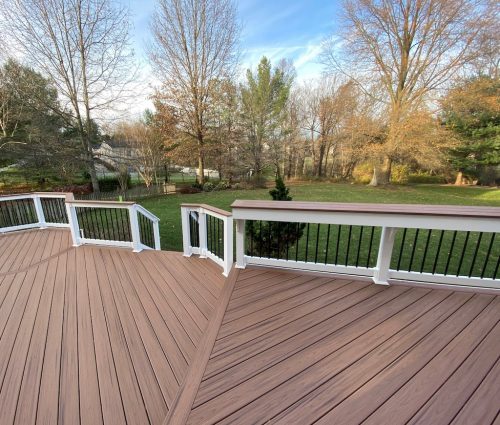 Sunburst Construction offers spiced rum composite decking from Trex